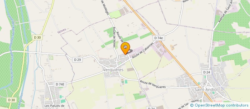 localisation de l'entreprise MADAME EUGENIE SERRE  VERQUIERES