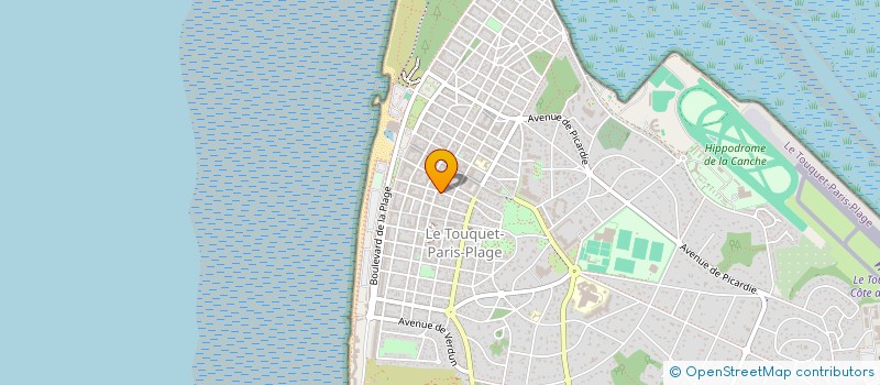 localisation de l'entreprise MADAME EUGENIE STEMPIN  LE TOUQUET-PARIS-PLAGE