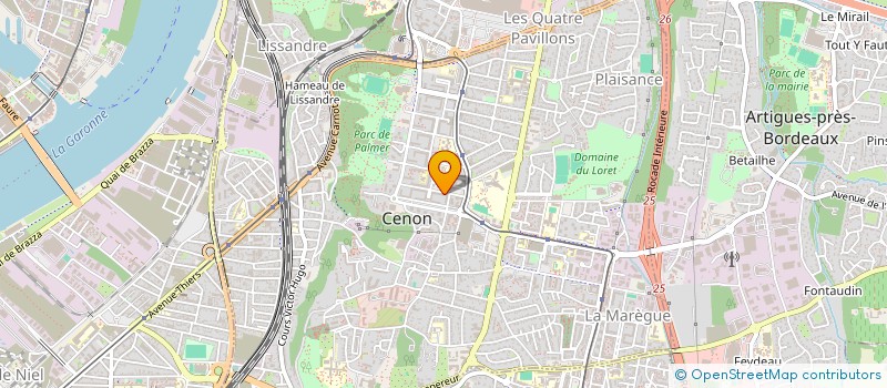 localisation de l'entreprise MADAME EUGENIE TANKEU JIHA à CENON