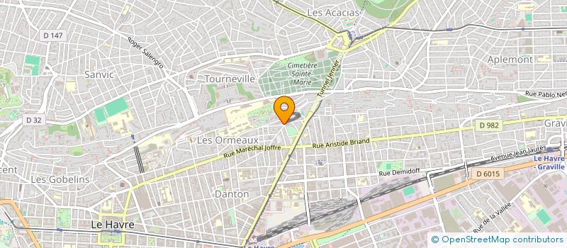 localisation de l'entreprise MADAME EUGENIE TIGER  LE HAVRE