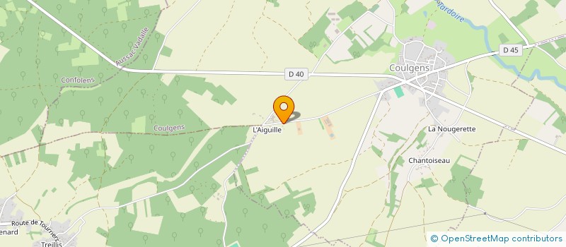 localisation de l'entreprise MADAME EUGENIE TORGUET à COULGENS