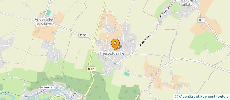 localisation de l'entreprise MADAME EULALIE BENARD  THEROULDEVILLE