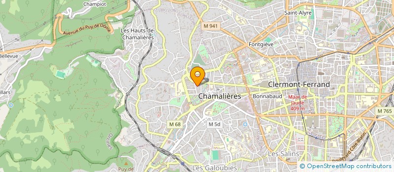 localisation de l'entreprise MADAME EULALIE CHOLVY  CHAMALIERES