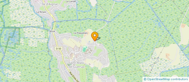 localisation de l'entreprise MADAME EULALIE COLLIER  SAINT-MALO-DE-GUERSAC