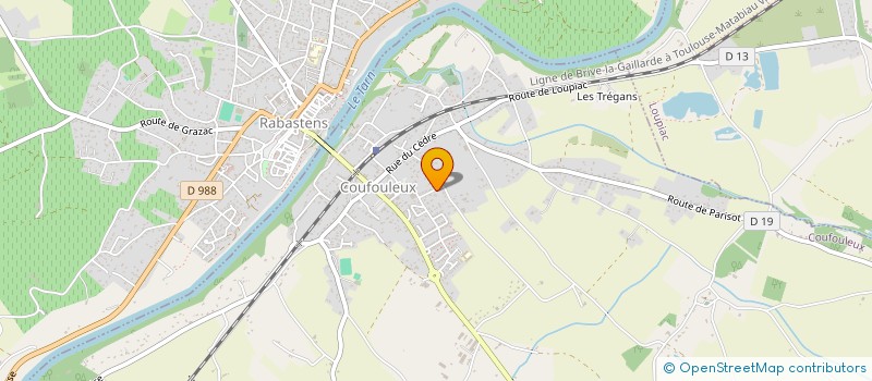 localisation de l'entreprise MADAME EULALIE COMBELLES  COUFOULEUX