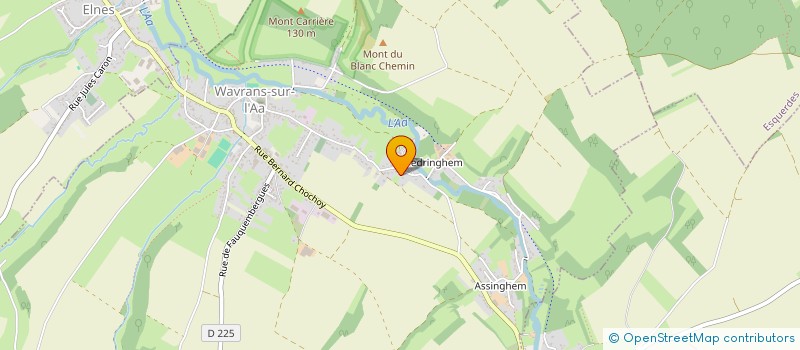 localisation de l'entreprise MADAME EULALIE COURBOT  WAVRANS-SUR-L'AA