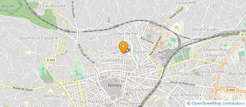 localisation de l'entreprise MADAME EULALIE GARCIA à NIMES