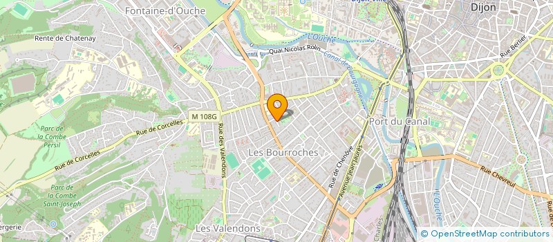 localisation de l'entreprise MADAME EULALIE HUGUENIN à DIJON