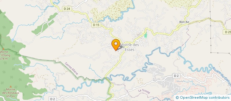 localisation de l'entreprise MADAME EULALIE JOX FRANCOIS  SAINTE-MARIE