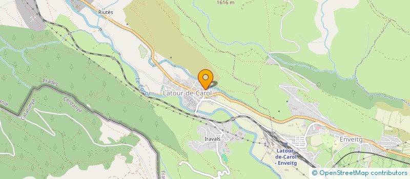 localisation de l'entreprise MADAME EULALIE LAFONT  LATOUR-DE-CAROL