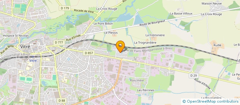 localisation de l'entreprise MADAME EULALIE PASEA  VITRE