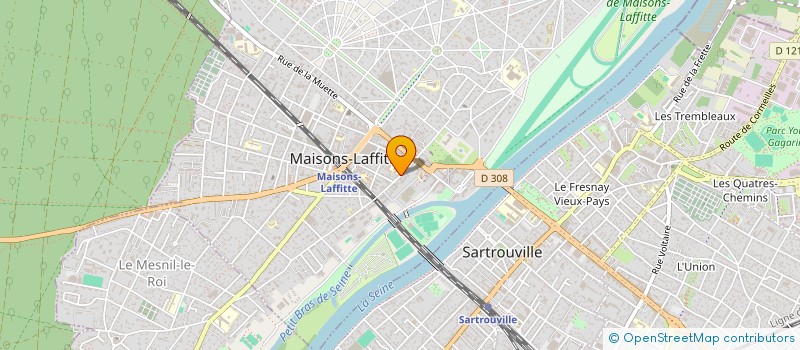 localisation de l'entreprise MADAME EULALIE PRIEUX à MAISONS-LAFFITTE