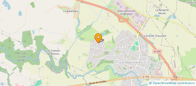 localisation de l'entreprise MADAME EULALIE RASOANAIVO  LA SEGUINIERE