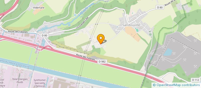 localisation de l'entreprise MADAME EULALIE STHOREZ  SANDOUVILLE