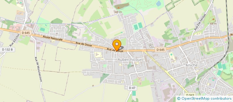 localisation de l'entreprise MADAME EULALIE SUEUR  AUBERCHICOURT