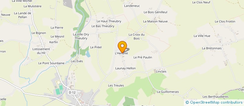 localisation de l'entreprise MADAME EULALIE TOSTIVINT  PLOUASNE