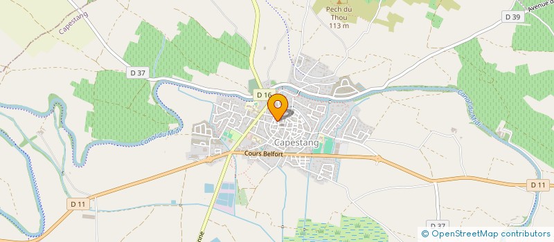 localisation de l'entreprise MADAME EULALIE TREMEGES à CAPESTANG