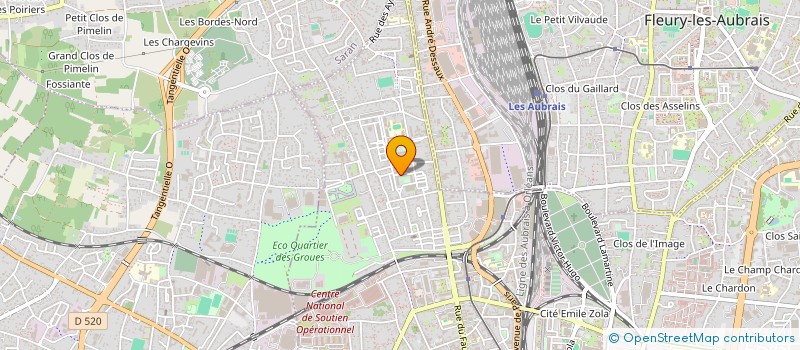 localisation de l'entreprise MADAME EULODIE IBO à ORLEANS