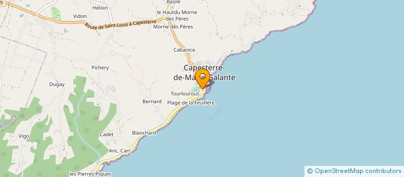 localisation de l'entreprise MADAME EULOGE FUMONT à CAPESTERRE-DE-MARIE-GALANTE