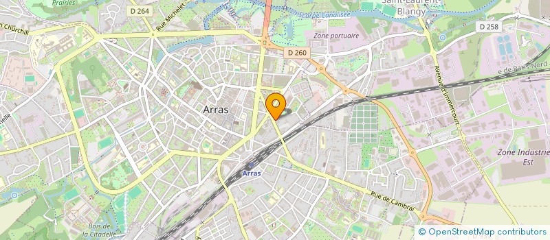 localisation de l'entreprise MADAME EUN HEE VERDET à ARRAS
