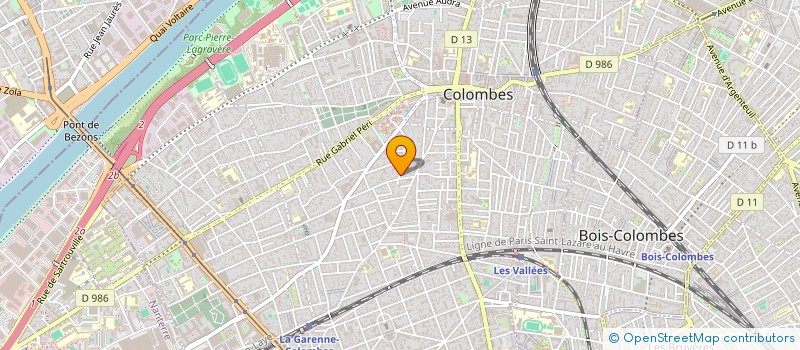 localisation de l'entreprise MADAME EUN JUNG LEE à COLOMBES