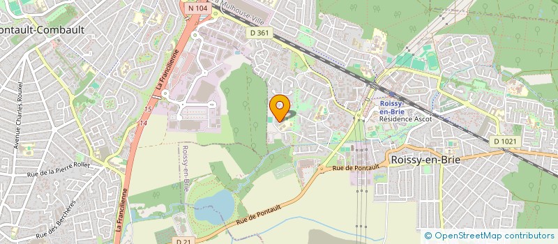 localisation de l'entreprise MADAME EUNICE BARROS  ROISSY EN BRIE