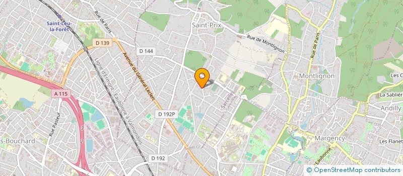 localisation de l'entreprise MADAME EUNICE EPALLE FEUMBA à SAINT-PRIX