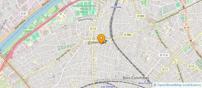 localisation de l'entreprise MADAME EUNICE HAZEL à COLOMBES