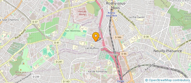 localisation de l'entreprise MADAME EUNICE LUSONGISA à MONTREUIL