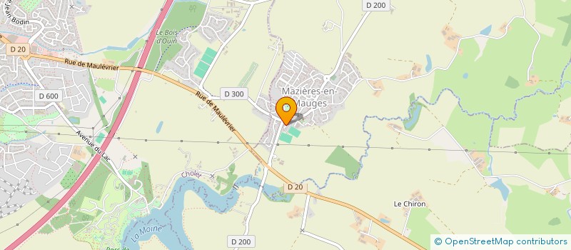 localisation de l'entreprise MADAME EUNICE MUCAVELE  MAZIERES-EN-MAUGES