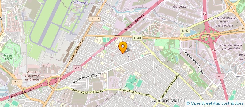 localisation de l'entreprise MADAME EUNICE REGINA SIMOES BARRETO à LE BLANC-MESNIL