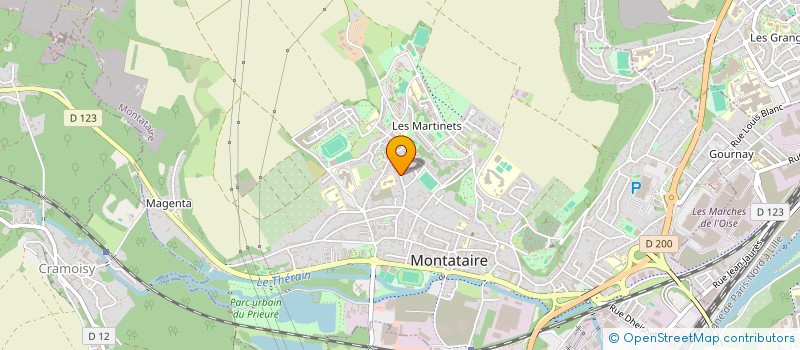 localisation de l'entreprise MADAME EUNICE SEMEDO BORGES  MONTATAIRE