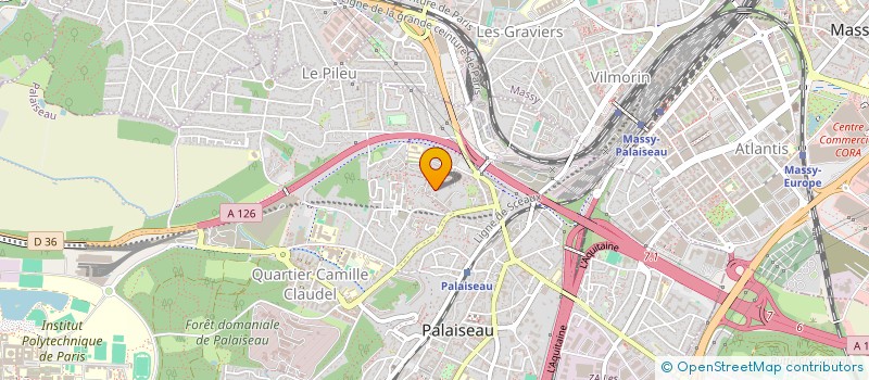 localisation de l'entreprise MADAME EURIALE PILLAS à PALAISEAU