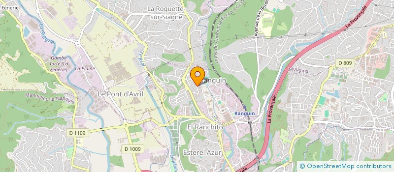 localisation de l'entreprise MADAME EURIDICE SOARES  CANNES