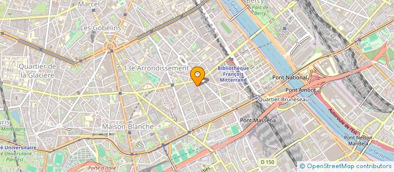 localisation de l'entreprise MADAME EURIEL CLAVEL  PARIS