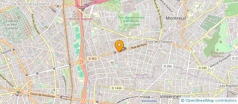 localisation de l'entreprise MADAME EURIEL FIERLING à MONTREUIL