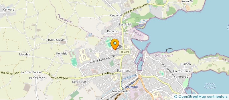 localisation de l'entreprise MADAME EURIELLE BLOCHET  PAIMPOL