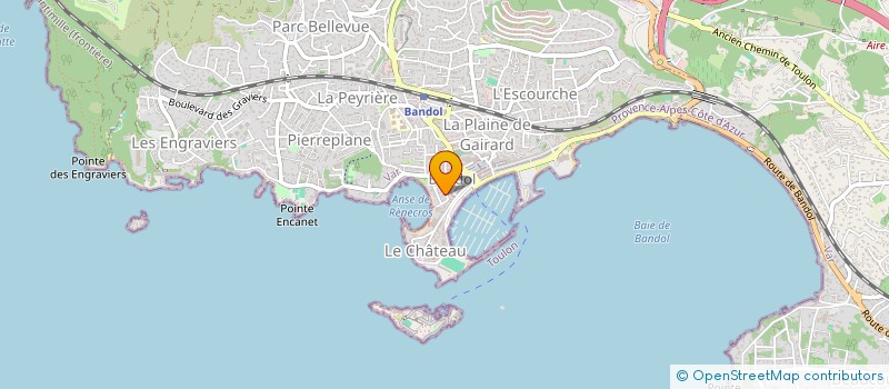 localisation de l'entreprise MADAME EURIELLE BOUGAULT à BANDOL