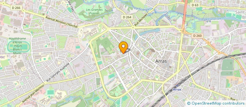 localisation de l'entreprise MADAME EURIELLE HOARAU à ARRAS