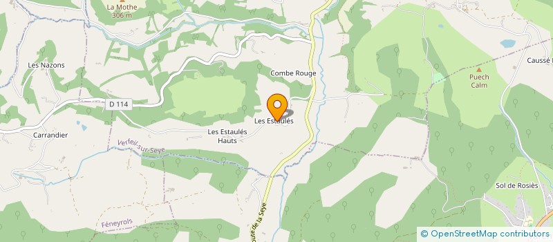 localisation de l'entreprise MADAME EUSTACIA BRAY  VERFEIL