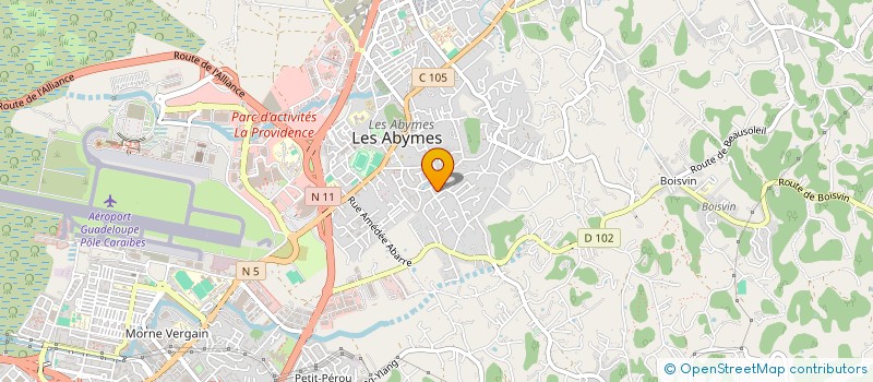 localisation de l'entreprise MADAME EUTROPE FAURE à LES ABYMES
