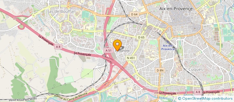 localisation de l'entreprise MADAME EVA ABDERRAHMAN à AIX-EN-PROVENCE