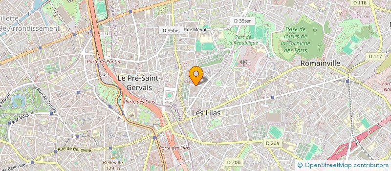 localisation de l'entreprise MADAME EVA ABITBOL  LES LILAS