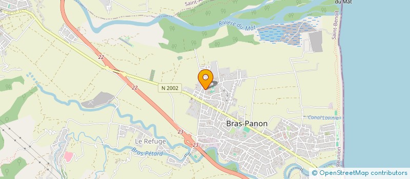 localisation de l'entreprise MADAME EVA ABLEZOT  BRAS-PANON