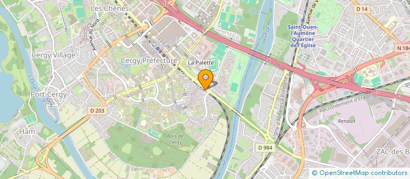 localisation de l'entreprise MADAME EVA ADAMON  PONTOISE