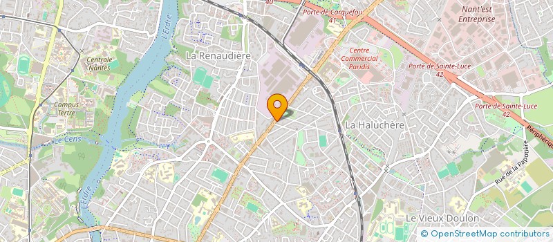 localisation de l'entreprise MADAME EVA ALUSSE  NANTES