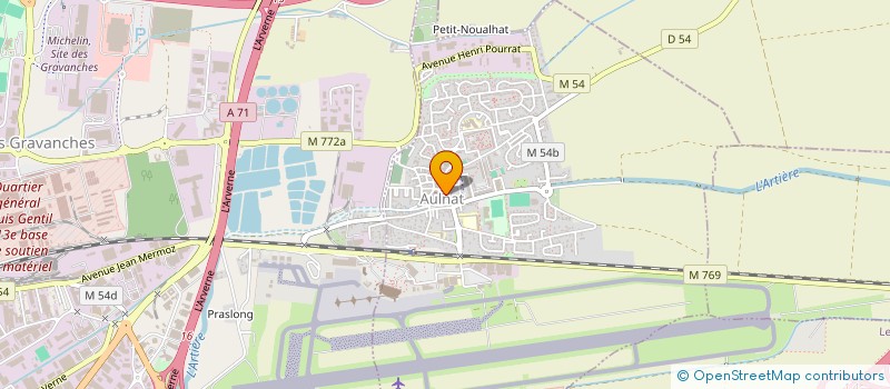 localisation de l'entreprise MADAME EVA ALVES PEREIRA  AULNAT