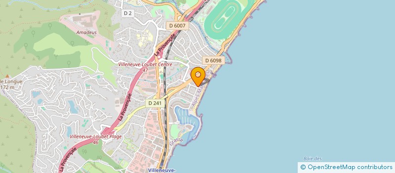 localisation de l'entreprise MADAME EVA AMRANE à VILLENEUVE-LOUBET