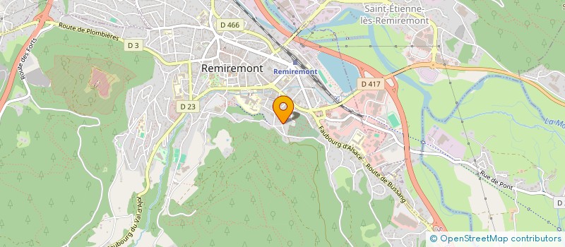 localisation de l'entreprise MADAME EVA ANTOINE  REMIREMONT