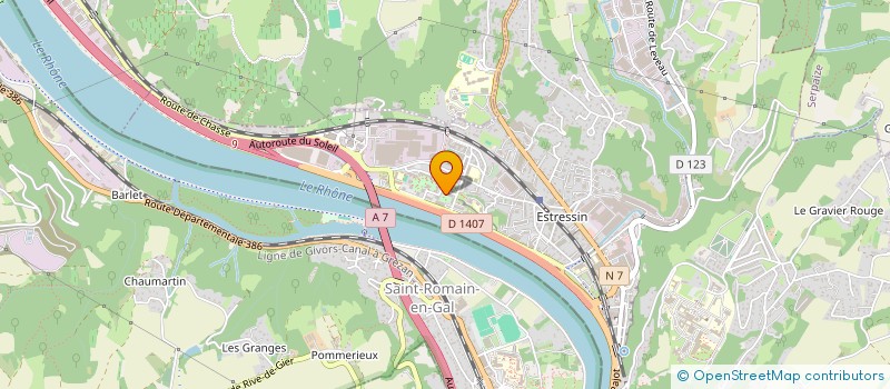 localisation de l'entreprise MADAME EVA ANTONOFF à VIENNE